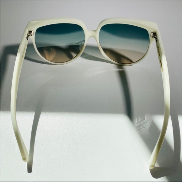 CELINEoff white frame gradient lens square sunglasses - Picture 9 of 11